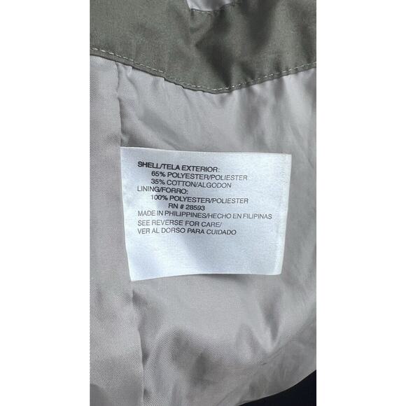 Members Only Men’s Mariner Jacket Windbreaker Full Zip Snap Size XL Long Beige - Picture 8 of 12